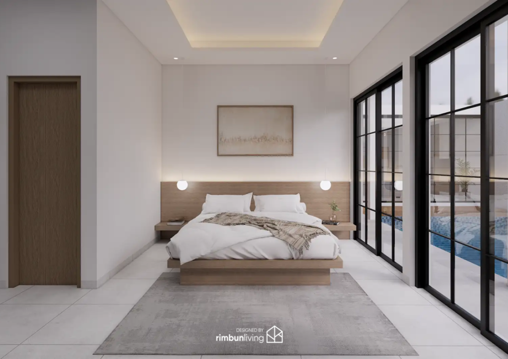 Desain Kamar Tidur Minimalis by rimbunliving